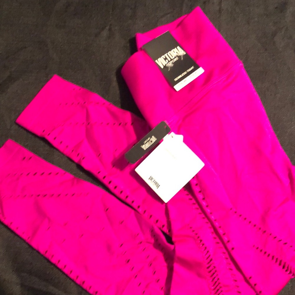 Pink Seemless Workout Leggings